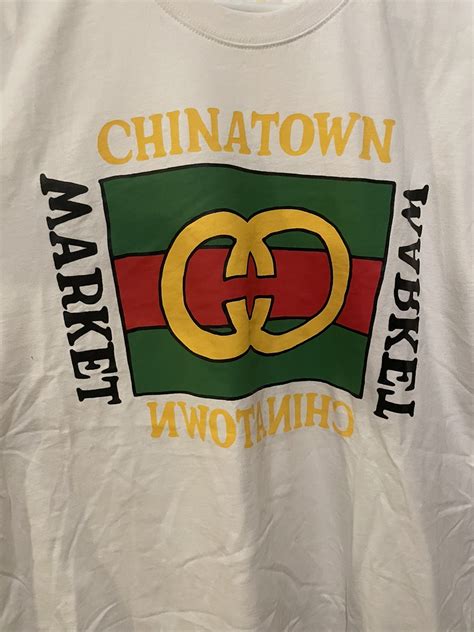 chinatown market gucci tee|Chinatown Market “ Gucci Logo “ Tee .